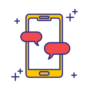 picto représentant un smartphone de communication